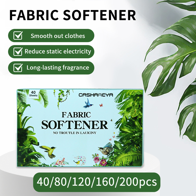 Fabric Softener Sheet - Long-Lasting Fresh Coconut Scent Dryer Sheets