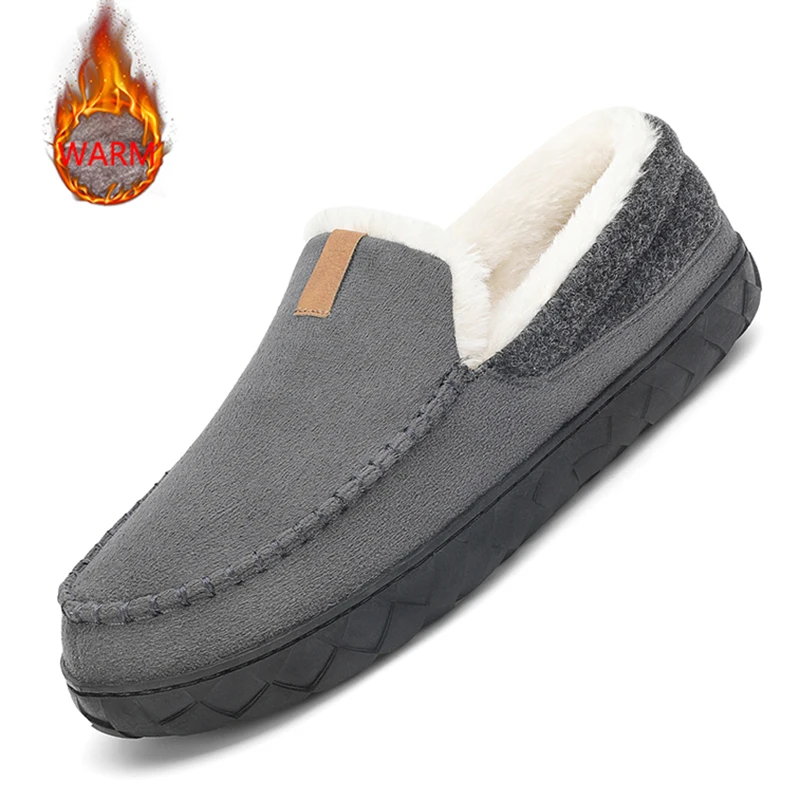 Sewing Fleece - Men's Slippers Home Sewing Plush Memory