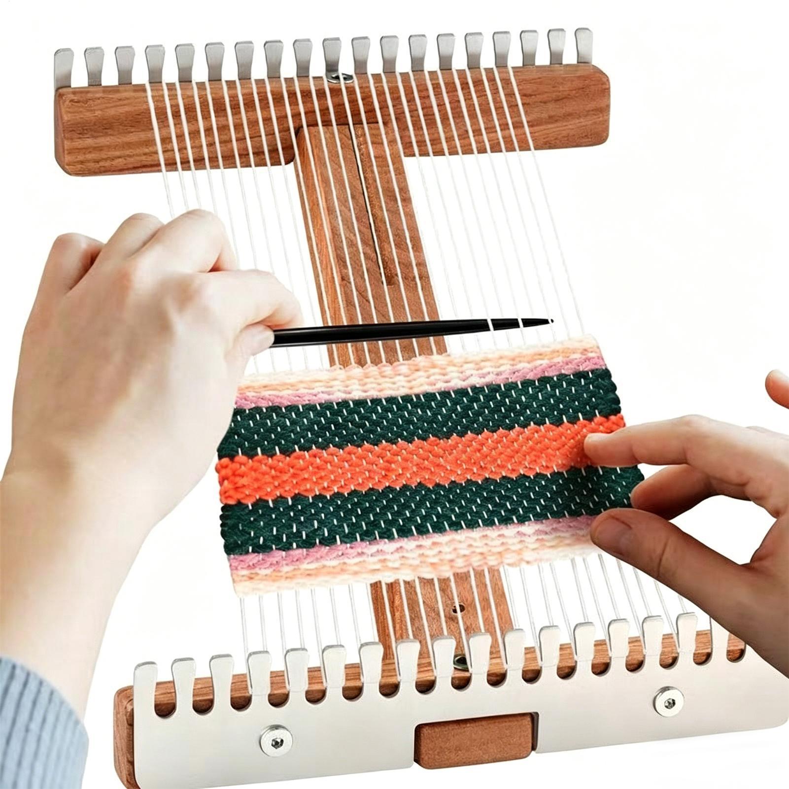 Sewing Gathering - Weaving Loom Adjustable Wooden Frame Sewing