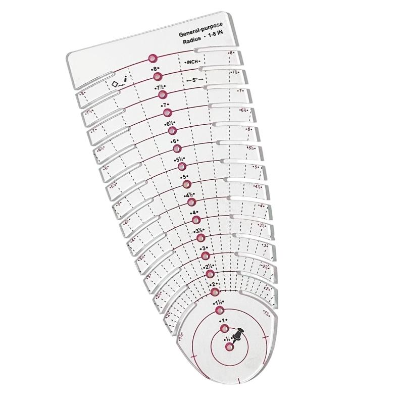 Is Sewing Textile Art - 39BB Clear Scale Acrylic Measuring Tool
