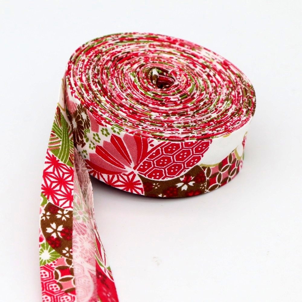 Binding Tape Bias - Pure Cotton Floral Bias Tape, DIY