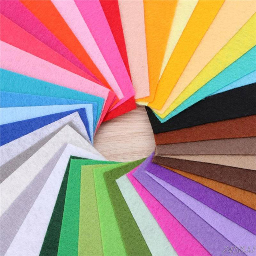 Is Sewing Textile Art - 40Pcs Multicolor Nonwoven Fabric Sheets Premium