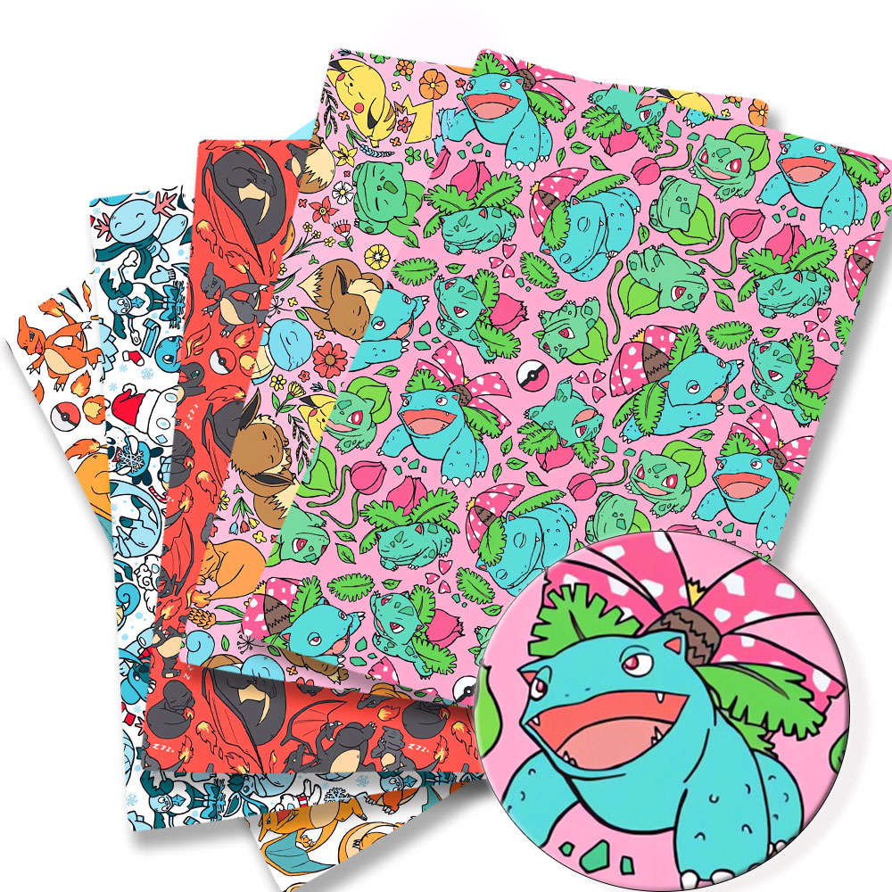 Sewing Production - Pokemon Cartoon Fabric140*50cm Handmade Sewing Patchwork