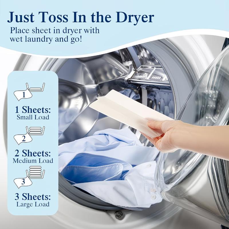 Fabric Softener Sheet - Household Laundry Supply 1 Box 40Pcs
