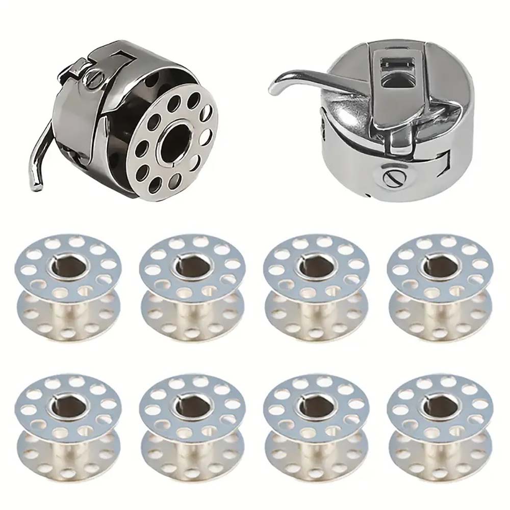 Sewing Necessities - Bobbin Case and Metal Bobbins for