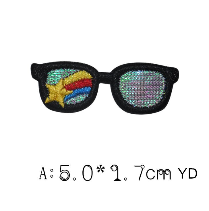 10 Pcs Rainbow Embroidered Pat - Sewing Id recension och pris