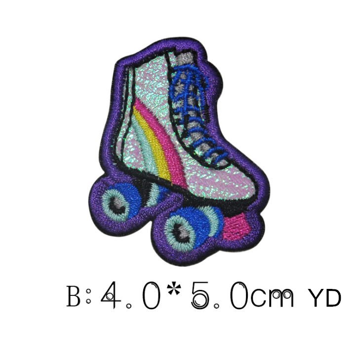 10 Pcs Rainbow Embroidered Pat - Sewing Id recension och pris