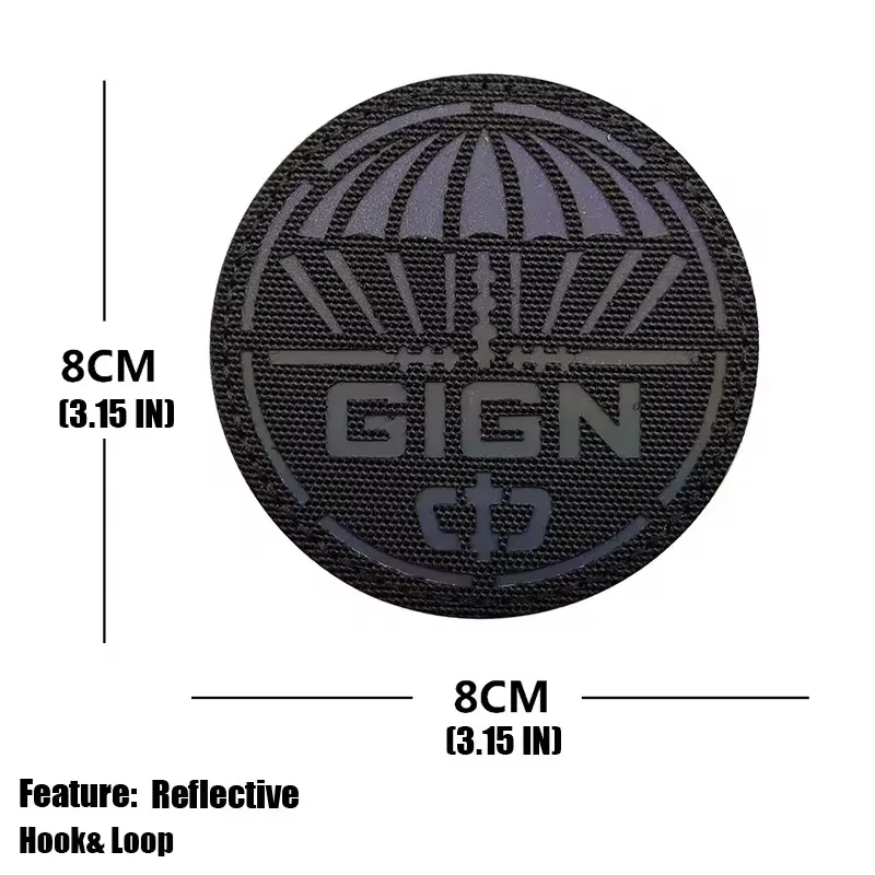 France GIGN Tactical Patches L - Sewing Jackets recension och pris