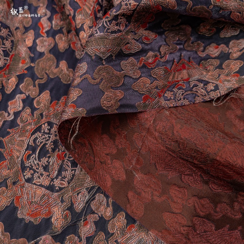 Purple Red Rayon Floral Jacqua - Sewing Vest recension och pris