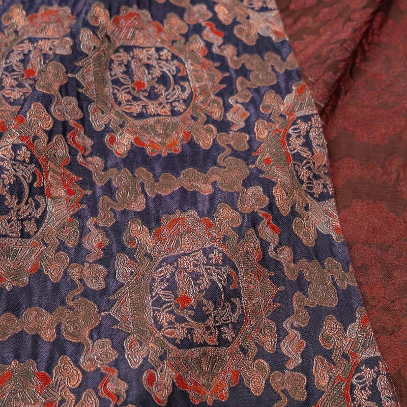 Purple Red Rayon Floral Jacqua - Sewing Vest recension och pris