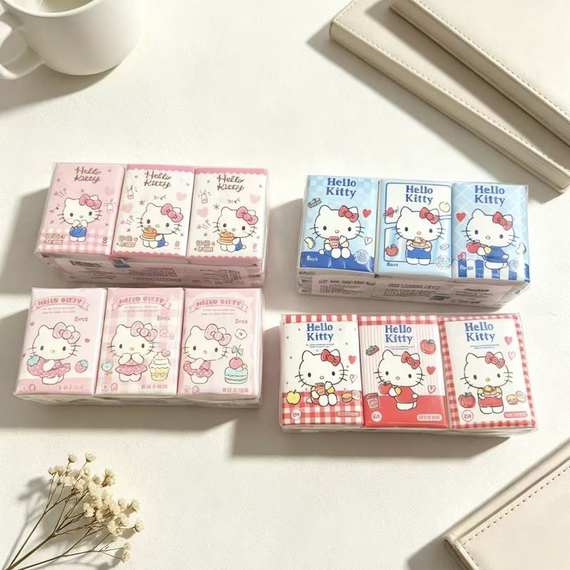 Hello Kitty Printed Handkerchi - Pattern Tissue Paper recension och pris