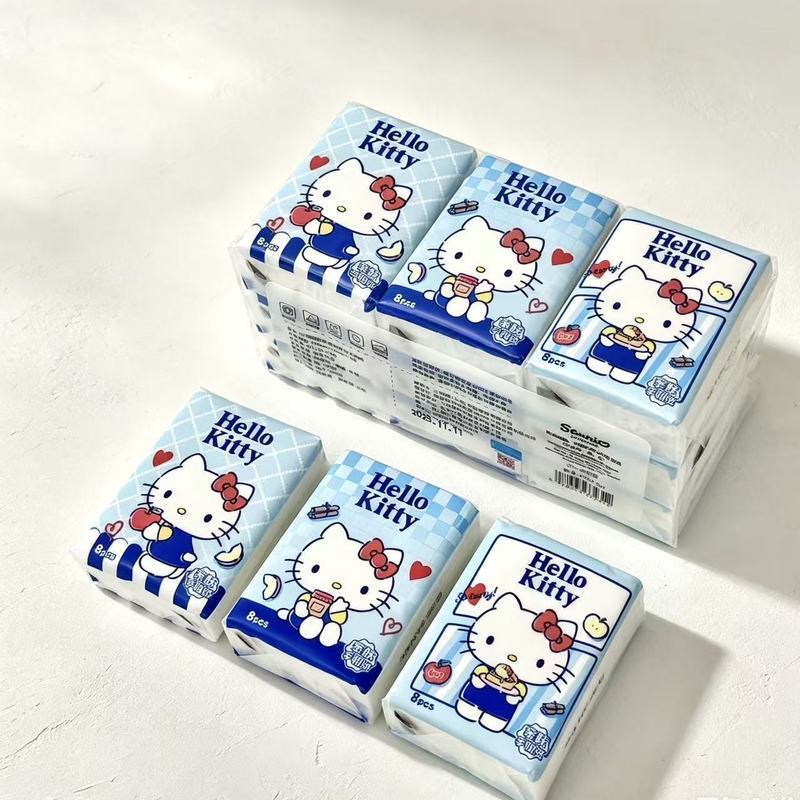 Hello Kitty Printed Handkerchi - Pattern Tissue Paper recension och pris