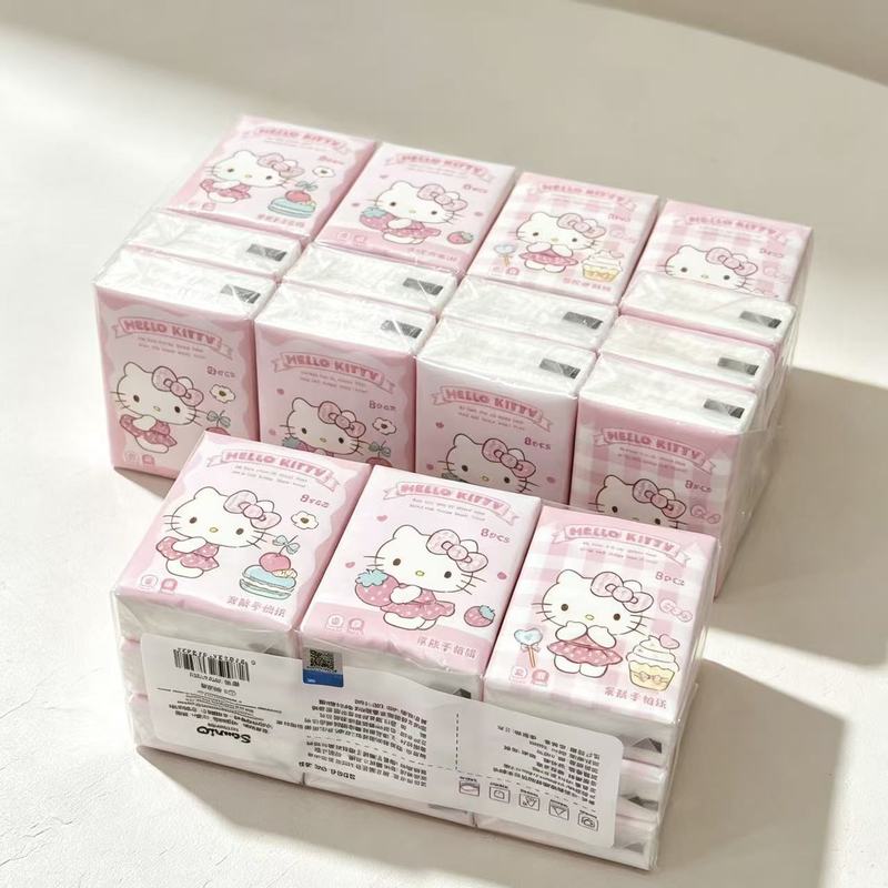 Hello Kitty Printed Handkerchi - Pattern Tissue Paper recension och pris