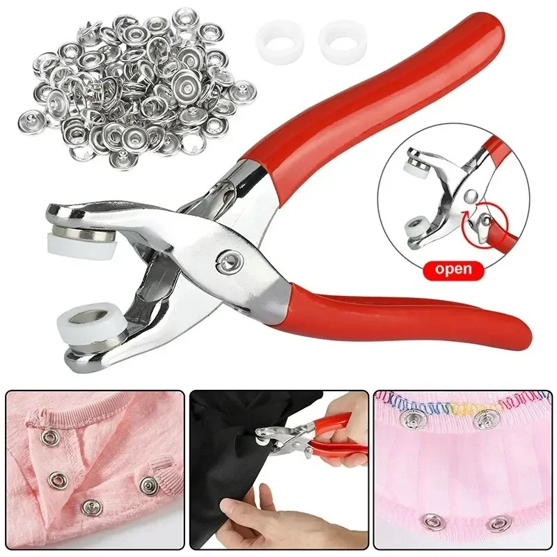 400pcs Prong Rings 9.5mm Buckl - Snap Button Plier recension och pris