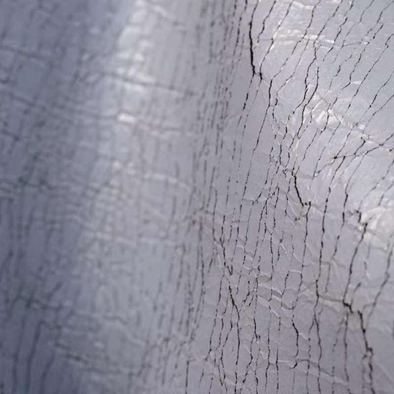 Grey Retro Cracked Leather Tex - Is Sewing Textile Art recension och pris