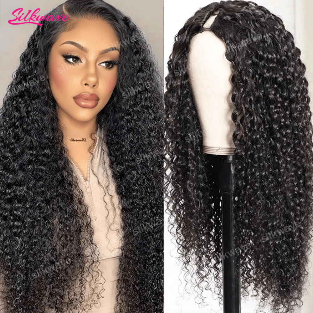 30 Inch Curly V Part Wig Human - Sewing V recension och pris