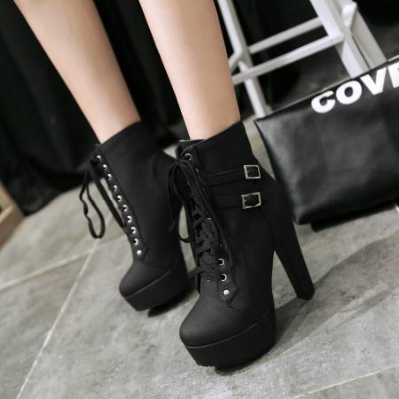 Winter Women Platform Ankle Bo - Sewing Fleece recension och pris