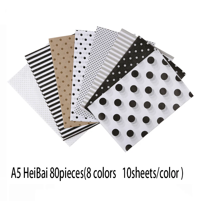 21*14cm Colorful Mixed A5 Tiss - Pattern Tissue Paper recension och pris
