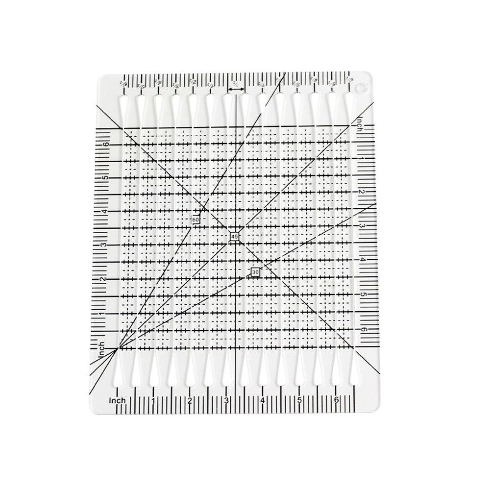 1PC DIY Hand Tool Patchwork Ru - Quilting Ruler Square recension och pris