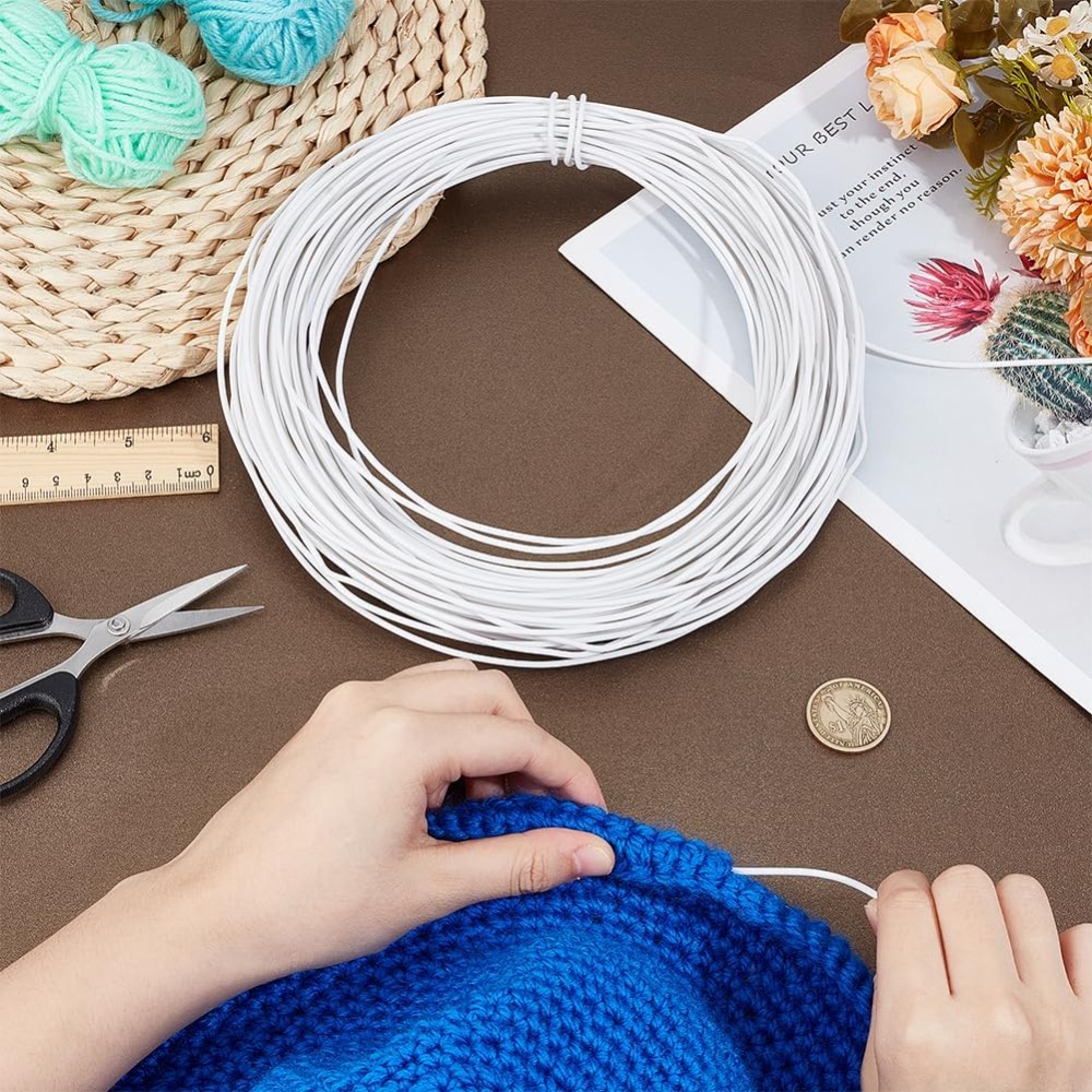 30m White Millinery Wire 2mm D - Sewing Kit recension och pris