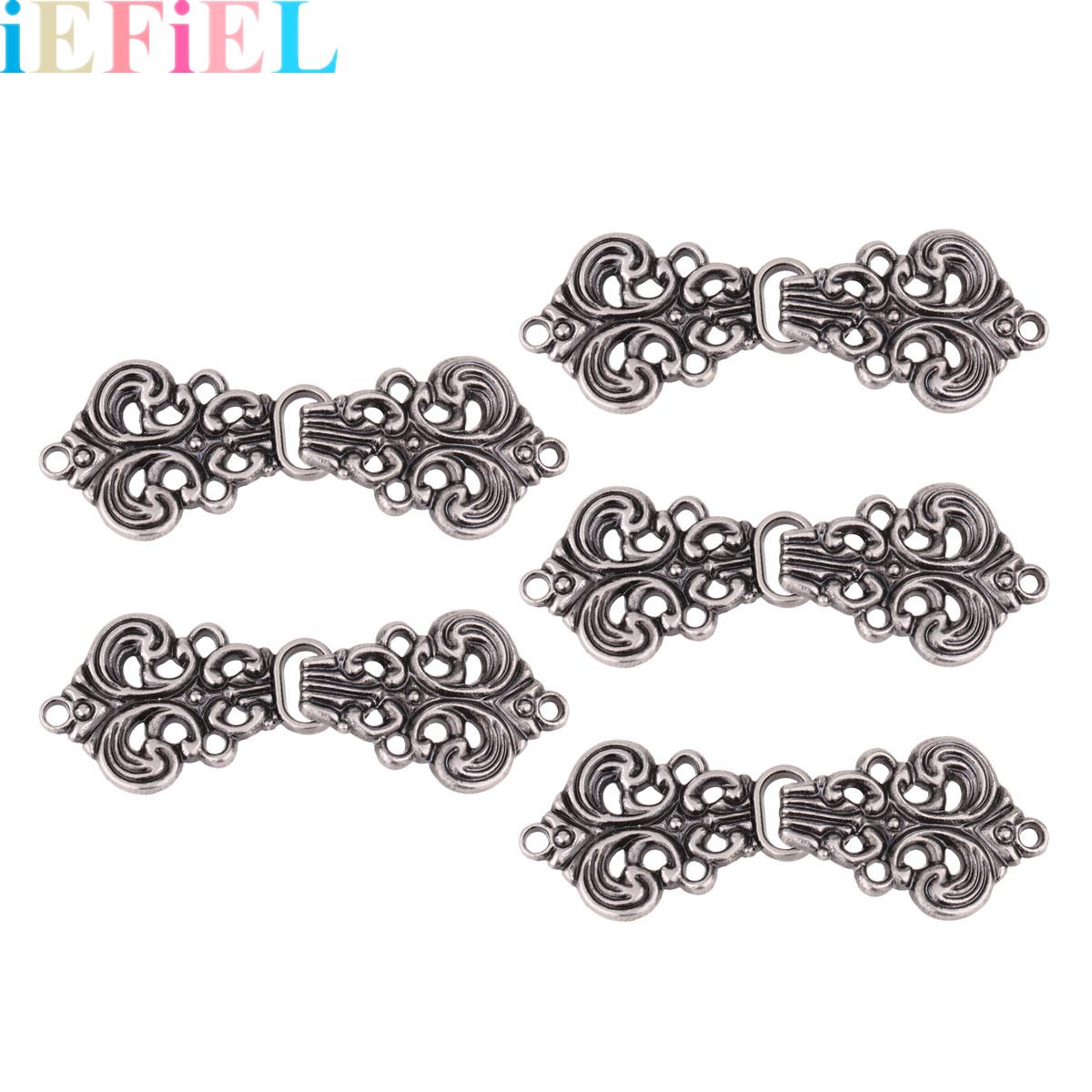 5 Pairs Decorative Buttons Swi - Hook Eye Fastener recension och pris