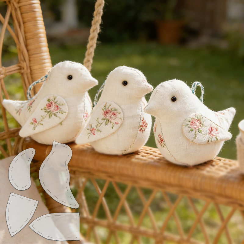NUBECOM 4pcs Bird Sewing Templ - Sewing Factory recension och pris