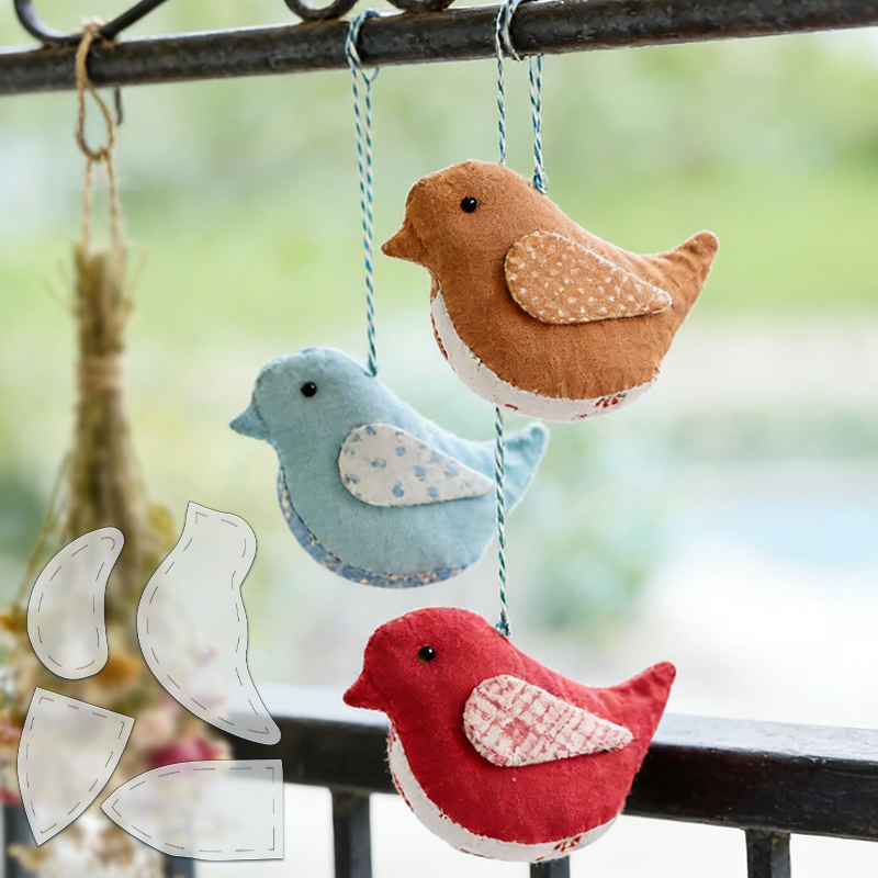 NUBECOM 4pcs Bird Sewing Templ - Sewing Factory recension och pris
