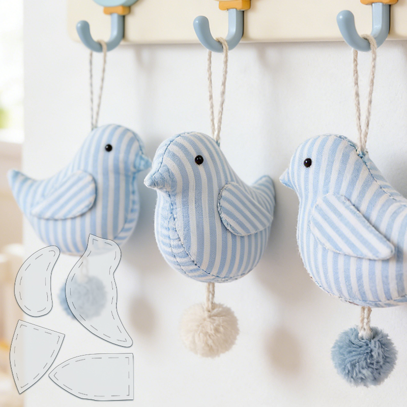 NUBECOM 4pcs Bird Sewing Templ - Sewing Factory recension och pris