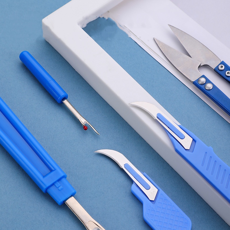 5 Pieces Of Blue Sewing Tear M - Sewing Kit recension och pris