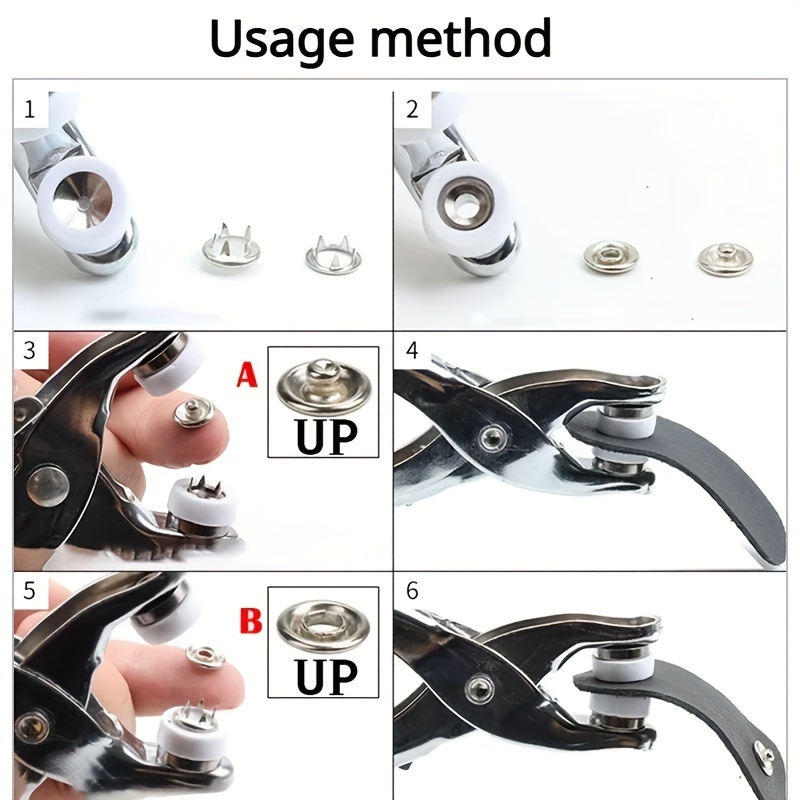100pcs Metal Sewing Buttons An - Snap Button Plier recension och pris