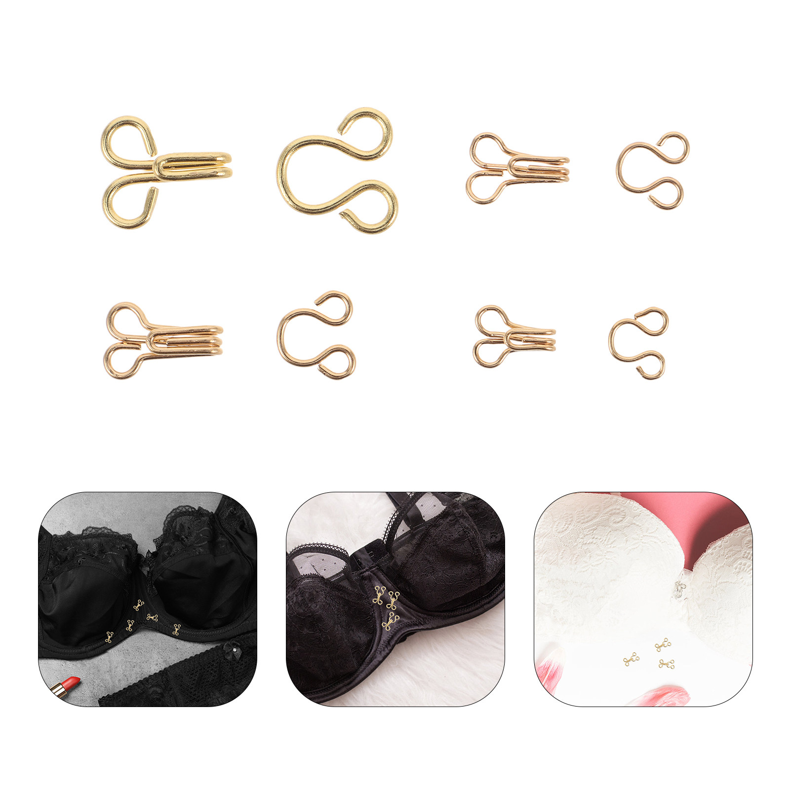 80Pairs Sewing Metal Hook and  - Hook Eye Fastener recension och pris