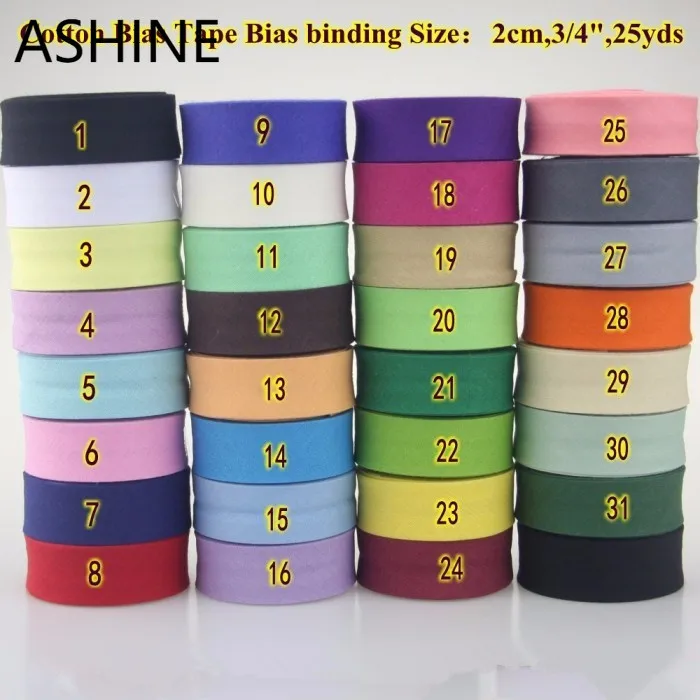 Cotton Bias Fold Tape Webbing  - Binding Tape Bias recension och pris