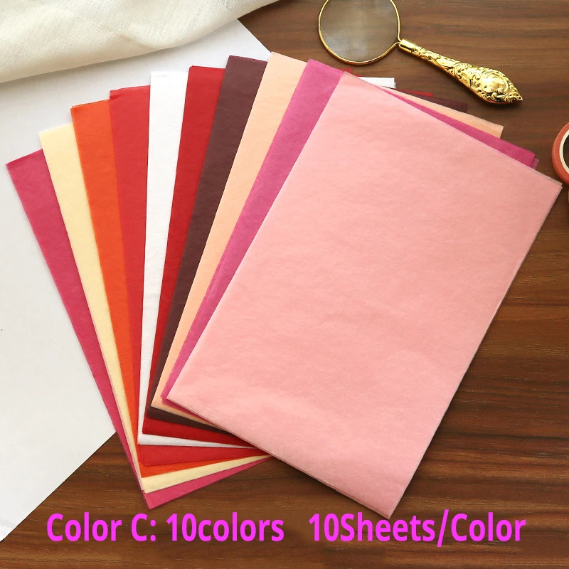210*140mm A5 100sheets/bag Col - Pattern Tissue Paper recension och pris