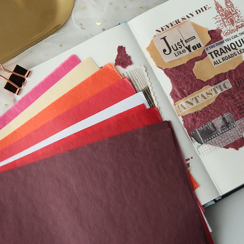 210*140mm A5 100sheets/bag Col - Pattern Tissue Paper recension och pris