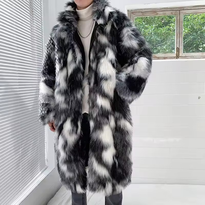 Winter Hip Hop Long Faux Fur C - Sewing Jackets recension och pris