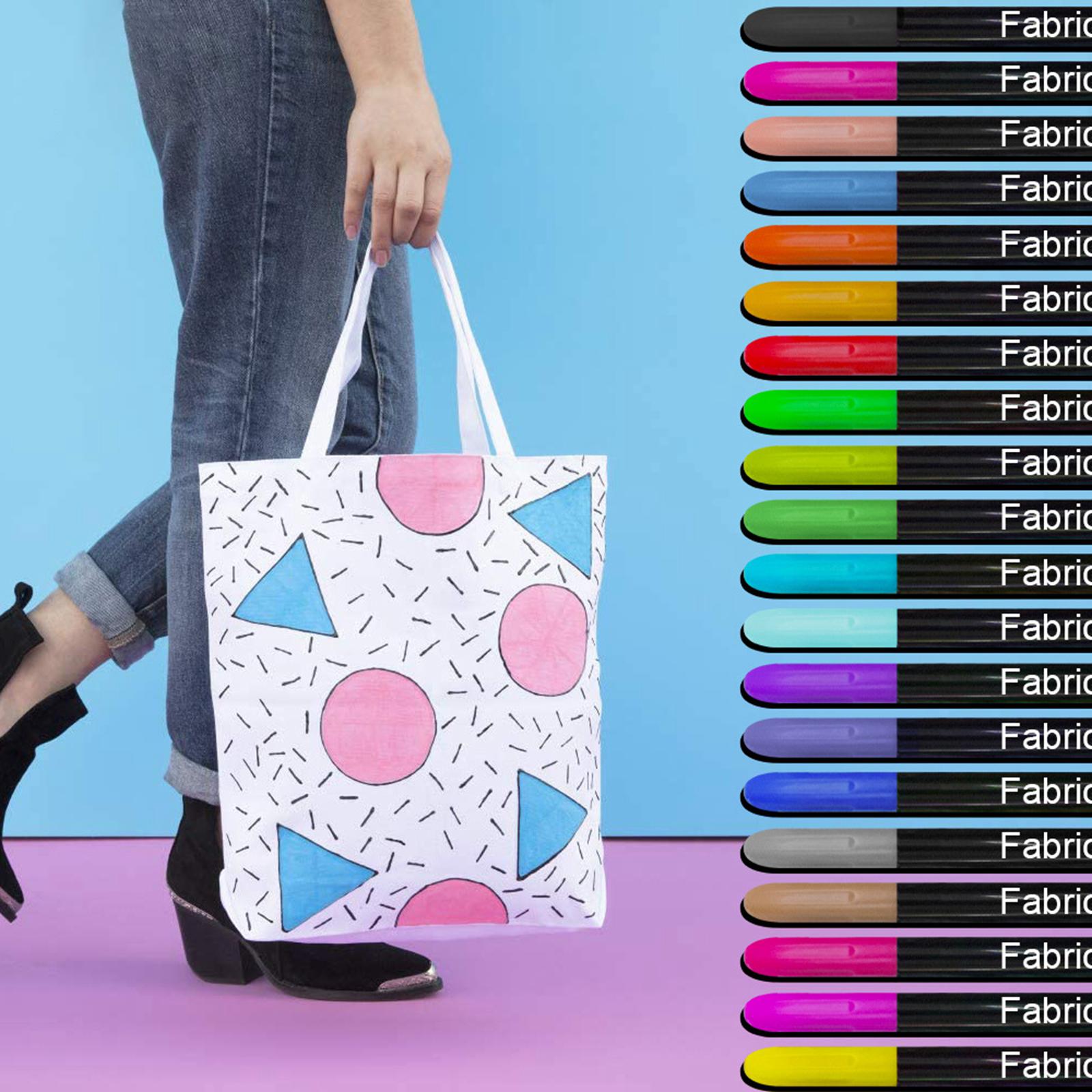 Colorful Fabric Markers Pens P - Is Sewing Textile Art recension och pris