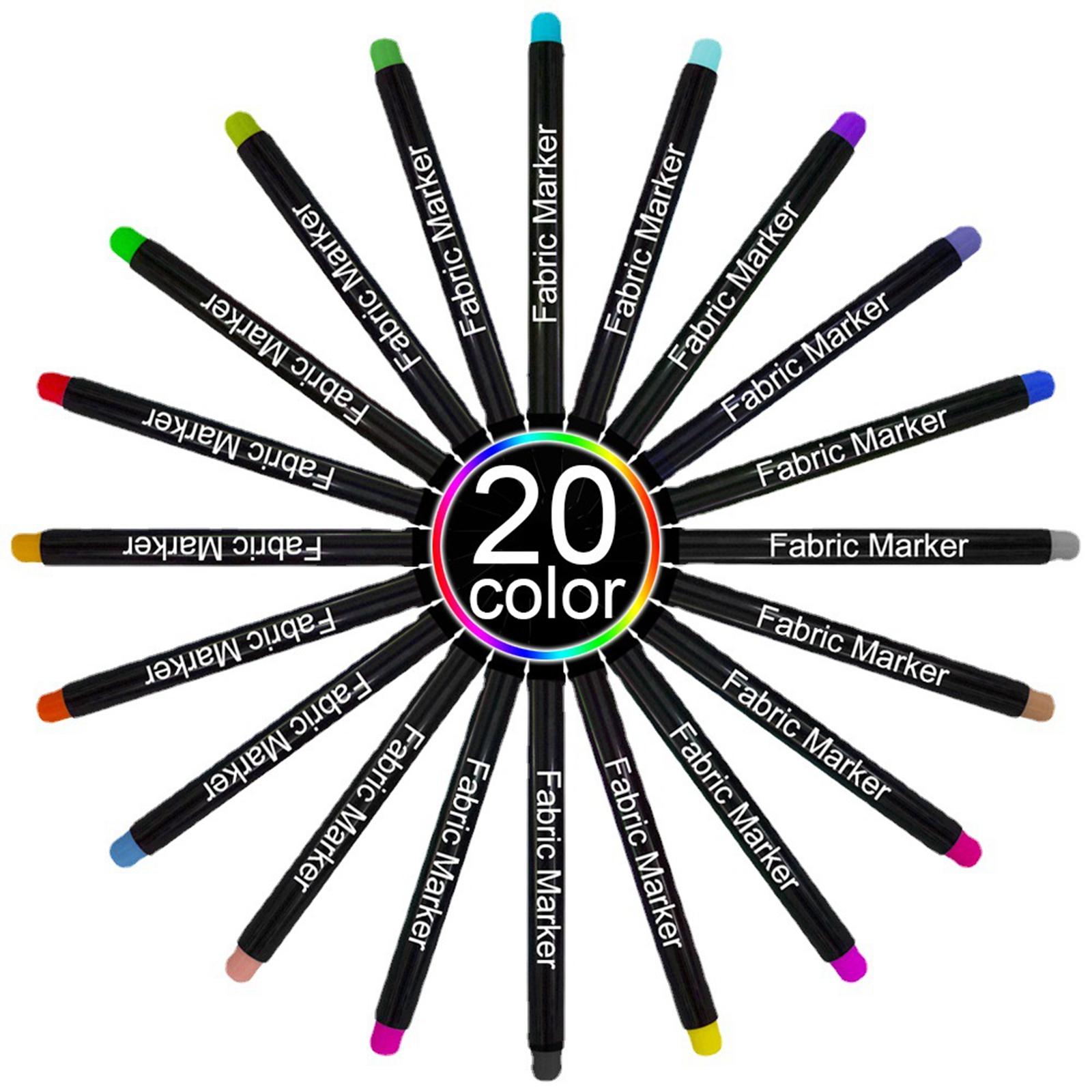 Colorful Fabric Markers Pens P - Is Sewing Textile Art recension och pris