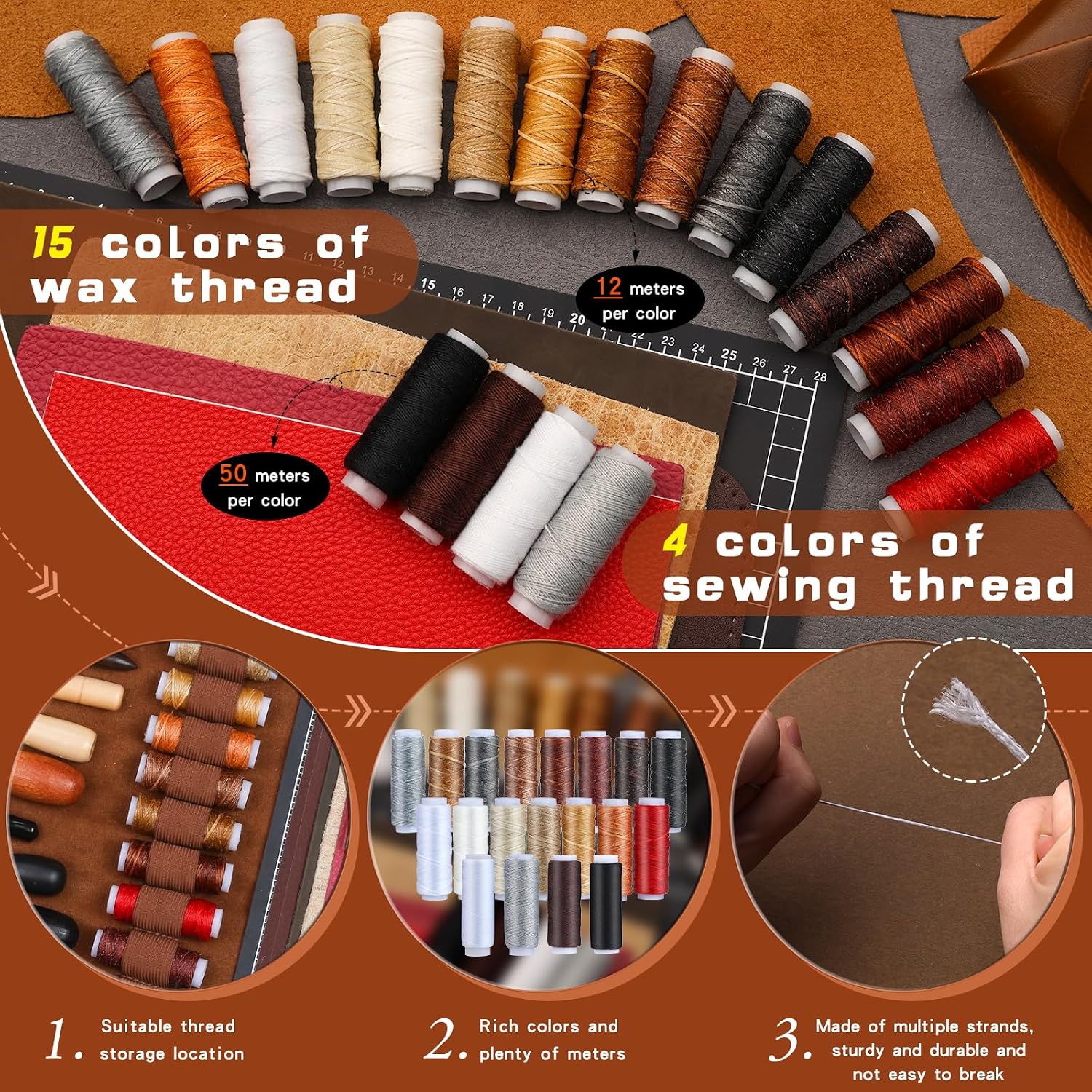 Leather Tooling Kit Leather Cr - Sewing Kit recension och pris