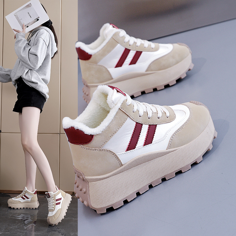 Winter Thick-Soled High-Top Wo - Sewing Fleece recension och pris