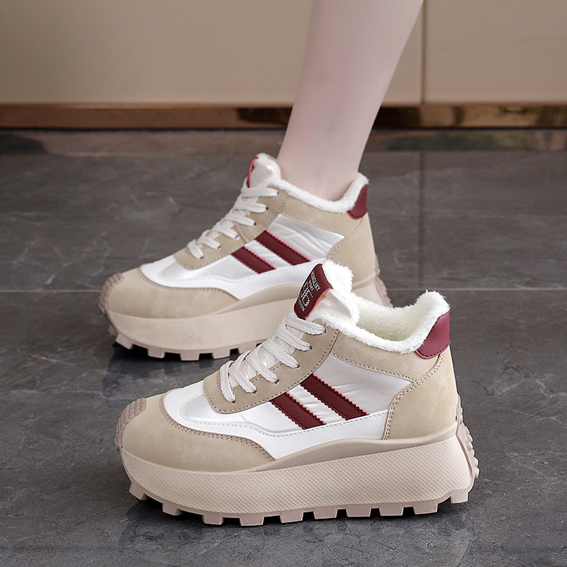 Winter Thick-Soled High-Top Wo - Sewing Fleece recension och pris