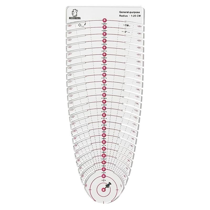 39BB Clear Scale Acrylic Measu - Is Sewing Textile Art recension och pris