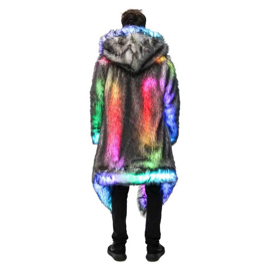 Faux Fur Coat Men Hooded Outer - Sewing V recension och pris