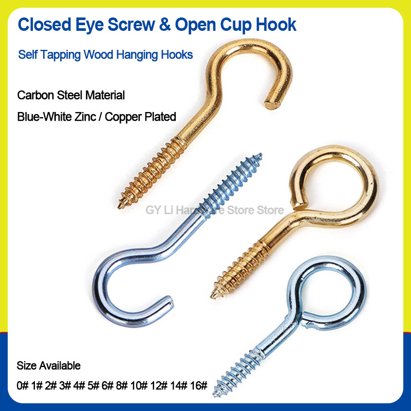 Self Tapping Closed & Open Eye - Hook Eye Fastener recension och pris