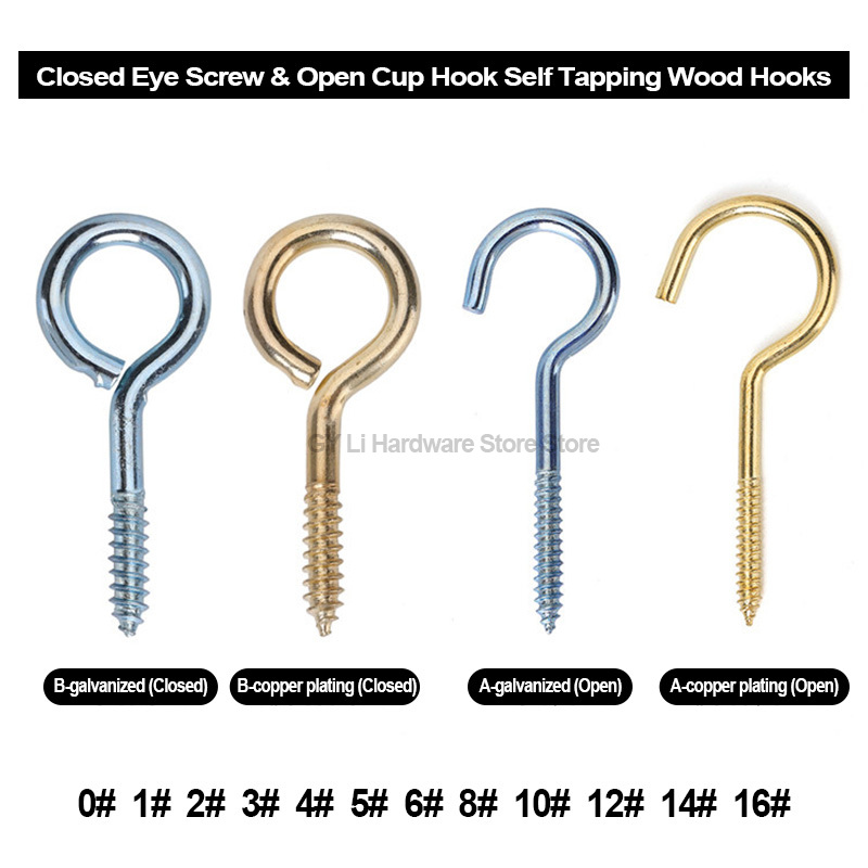 Self Tapping Closed & Open Eye - Hook Eye Fastener recension och pris