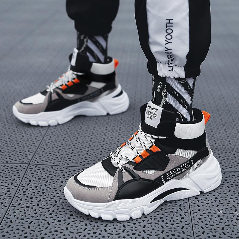 Hightop Summer Men's Sport Sho - Sewing Front Zipper recension och pris