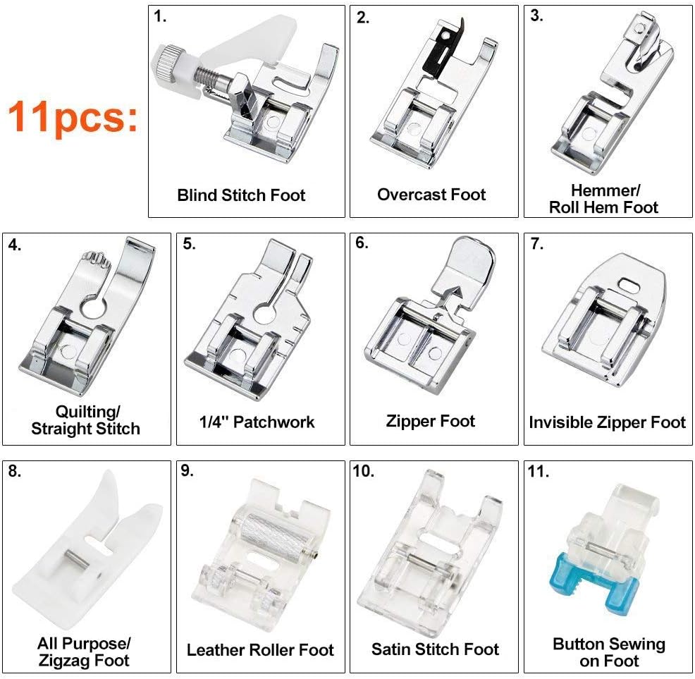 11Pcs Presser Feet Set - Walki - Textile Sewing Machines recension och pris