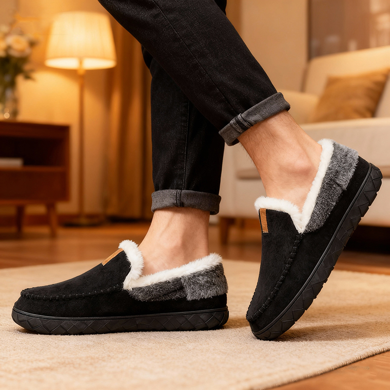 Men's Slippers Home Sewing Plu - Sewing Fleece recension och pris