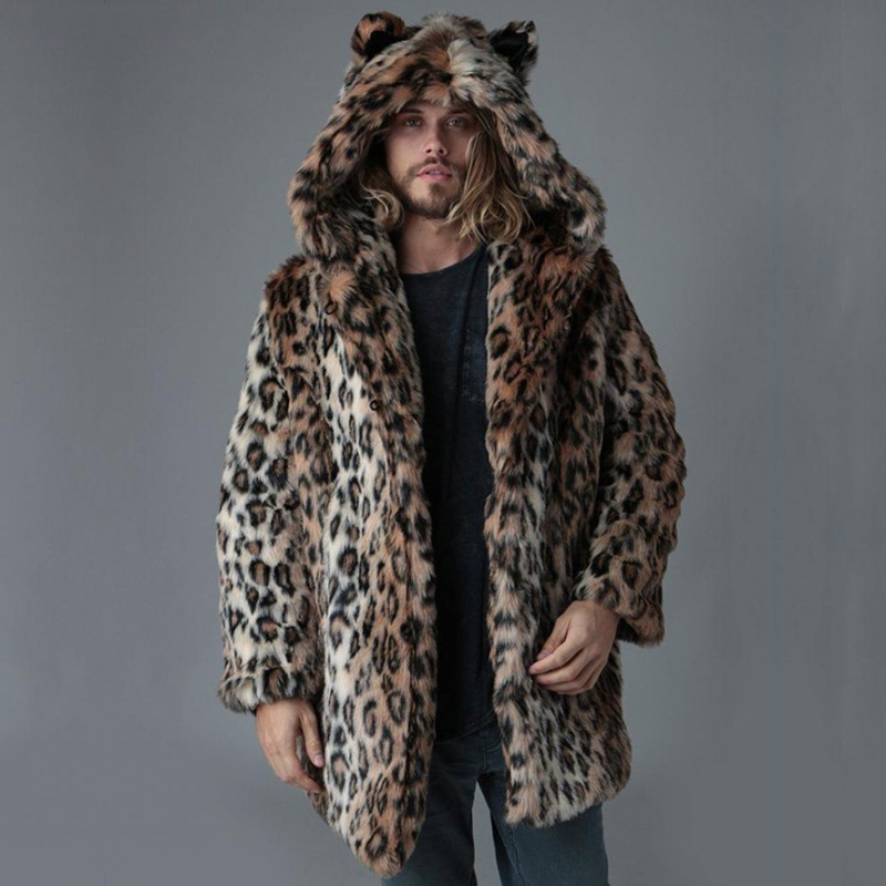 Men Faux Fur Jacket Winter Coa - Sewing V recension och pris