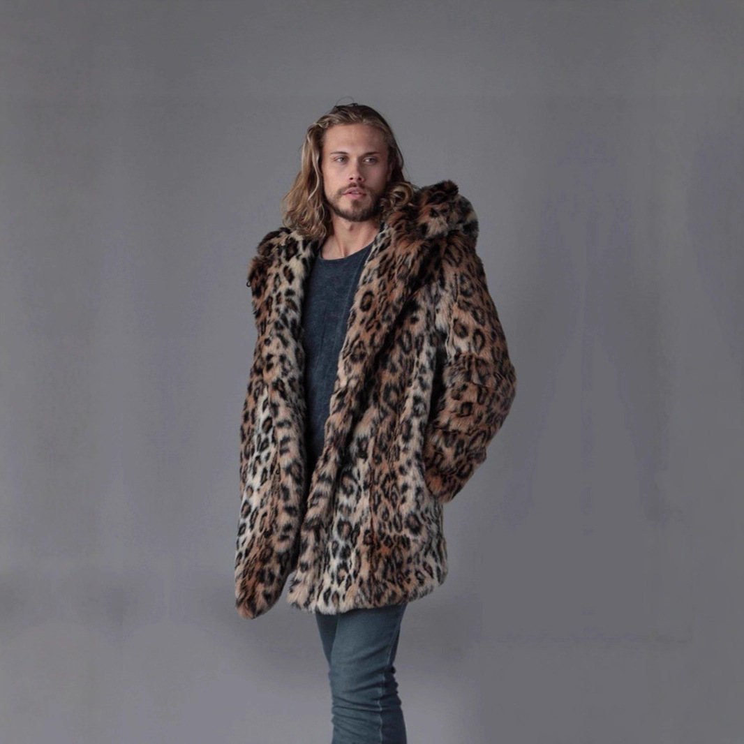 Men Faux Fur Jacket Winter Coa - Sewing V recension och pris