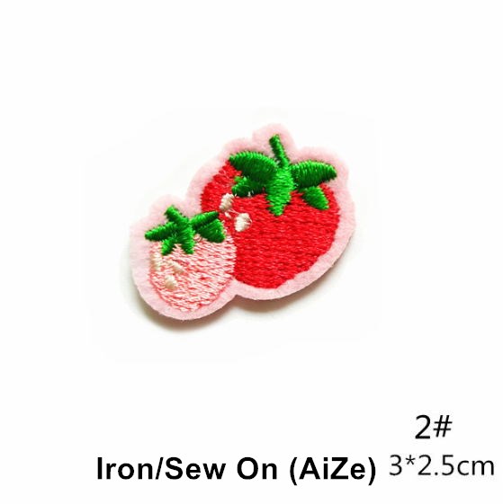 10 Pcs Fruit Cake Embroidered  - Sewing Id recension och pris